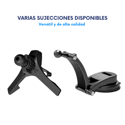 Soporte con Carga Inalámbrica y Rotación