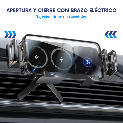 Soporte con Carga Inalámbrica y Rotación